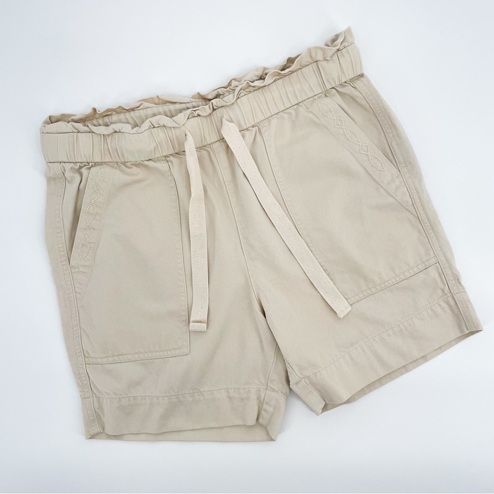 ☀️ 3/$25 Frye x Anthropologie Pascale Paperbag Shorts Cream Size 26